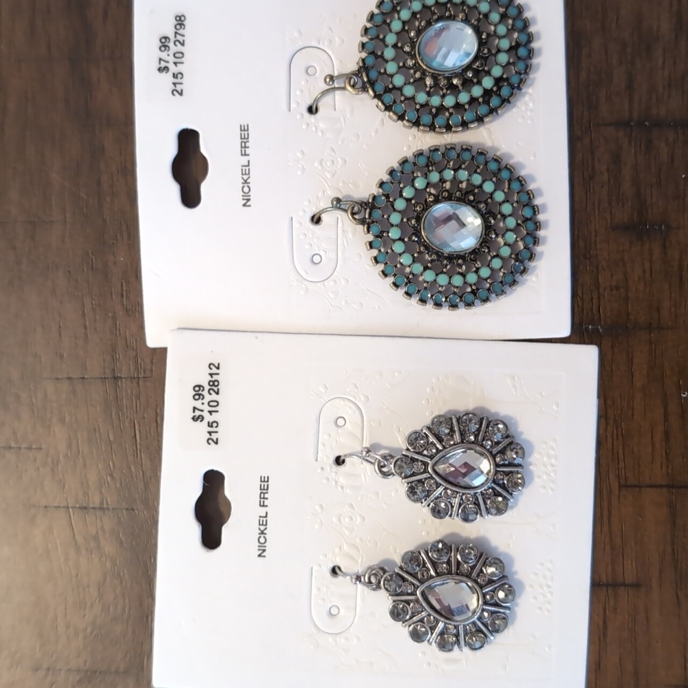 Fashion vintage earrings, boho style, nickel free